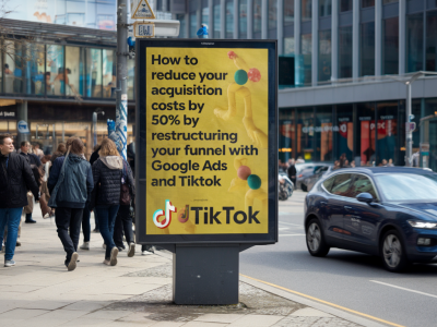Comment réduire vos coûts d'acquisition de 50% en restructurant votre funnel avec google ads et tiktok