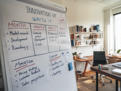 Comment structurer une roadmap d'innovation pour lancer un produit rentable sur amazon en 6 mois
