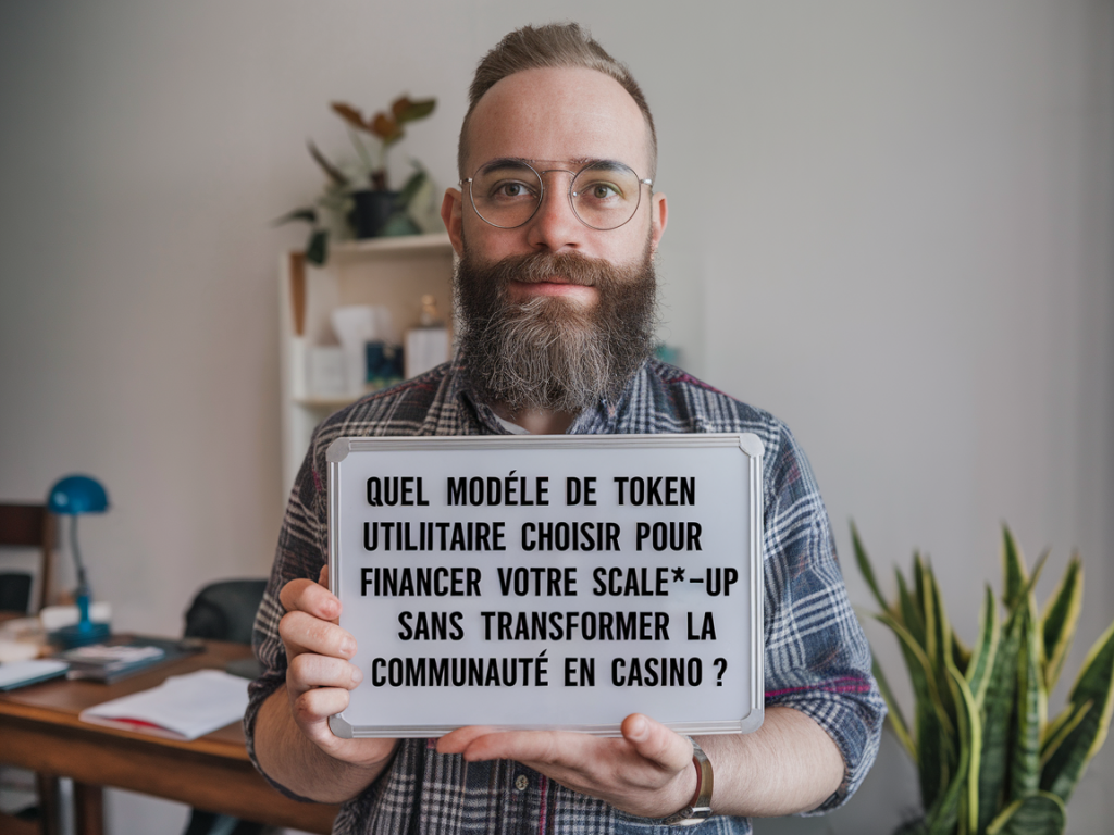 Quel modèle de token utilitaire choisir pour financer votre scale‑up sans transformer la communauté en casino
